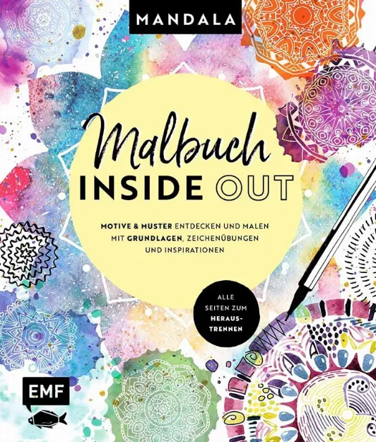 Bild von Malbuch Inside Out: Watercolor Mandala