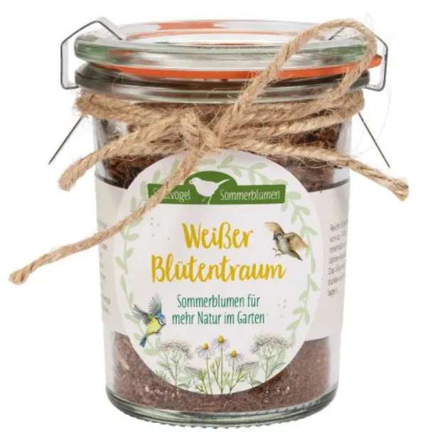 Bild von Weisser Blütentraum - Sommerblumen fürmehr Natur im Garten