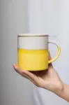Bild von Tasse mit Teesieb INDUSTRIAL 410 ml