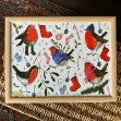 Bild von FESTIVE ROBINS CHRISTMAS LAP TRAY