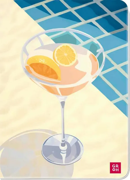 Bild von Notizheft Sonne Cocktail