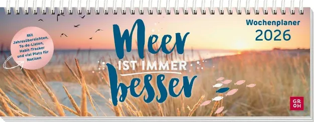 Bild von Tischkalender 2026 quer: Meer ist immer besser