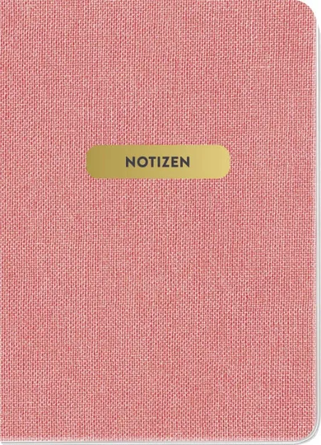 Bild von Notizheft Blumenglück Rosa