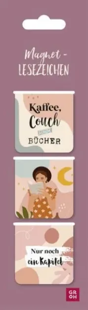 Bild von Magnetlesezeichen Kaffee, Couch und Bücher