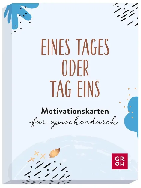 Bild von Eines Tages oder Tag eins - Motivationskarten für zwischendurch
