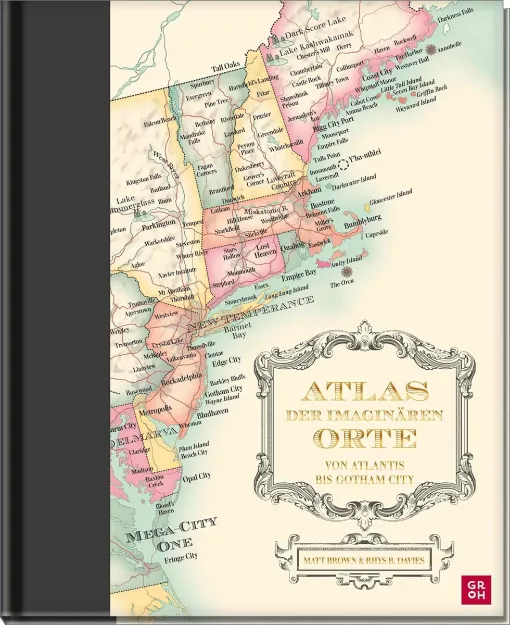 Bild von Brown, Matt Davies, Rhys B.: Atlas der imaginären Orte
