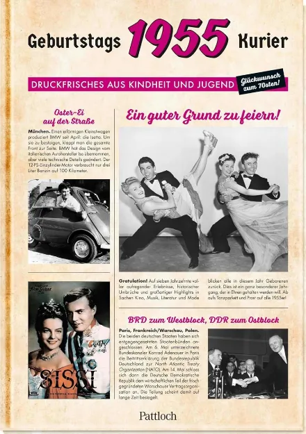 Bild von Wielandt, Ute: 1955 - Geburtstagskurier