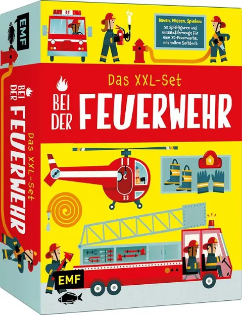 Bild von Das XXL-Set – Bauen, Wissen, Spielen:Bei der Feuerwehr