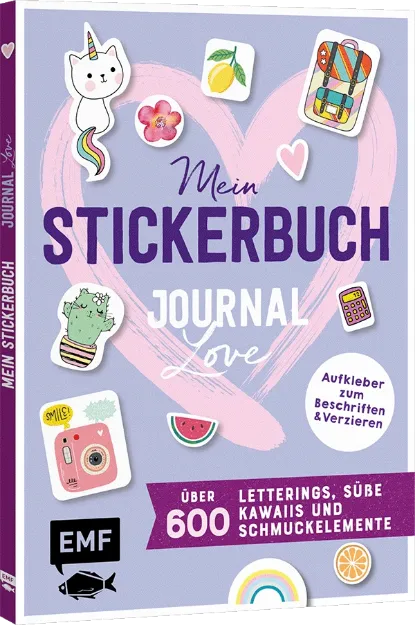 Bild von Mein Stickerbuch – Journal-Love: über600 Letterings, süsse Kawaiis und Schmuc