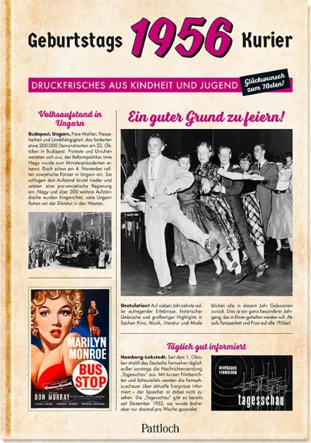 Bild von 1956 – Geburtstagskurier