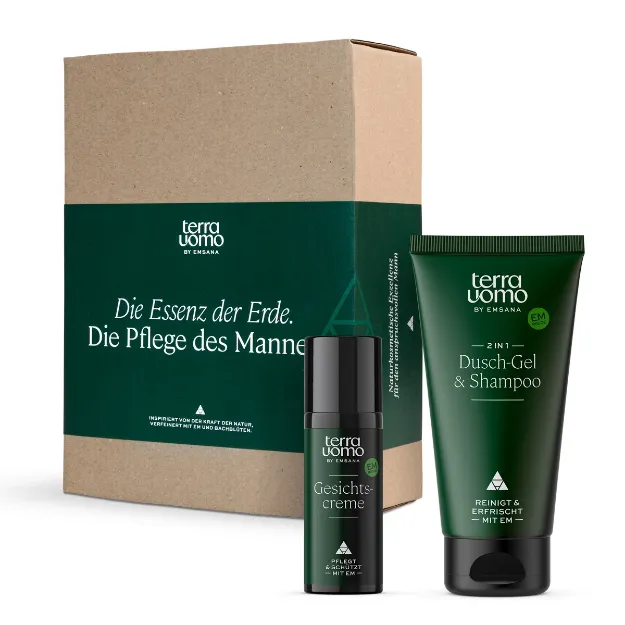 Bild von terra uomo Geschenkset Dusch-Gel & Shampoo 2in1, 150 ml, Gesichtscreme, 50ml