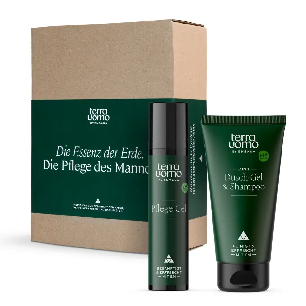 Bild von terra uomo Geschenkset Dusch-Gel & Shampoo 2in1, 150 ml, Pflege-Gel, 100ml