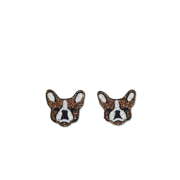 Bild von Brosche für Slipper: Französische Bulldogge - by vivi.