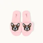 Bild von Brosche für Slipper: Französische Bulldogge - by vivi.