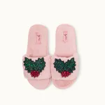 Bild von Brosche für Slipper: Mistelzweig - by vivi.