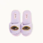 Bild von Brosche für Slipper: Pink Evil Eye - by vivi.