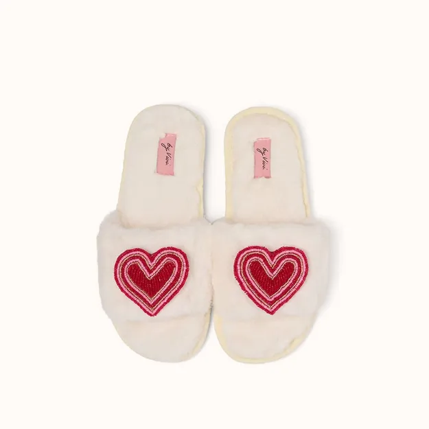 Bild von Brosche für Slipper: Red Heart - by vivi.