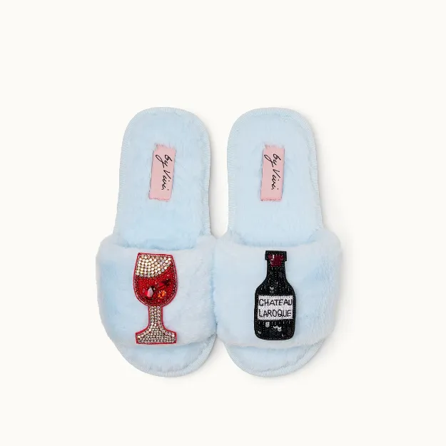 Bild von Brosche für Slipper: Red Wine - by vivi.
