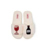 Bild von Brosche für Slipper: Red Wine - by vivi.