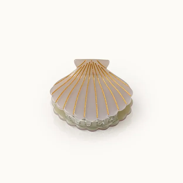 Bild von Haarklammer Muschelform Taupe - by vivi.