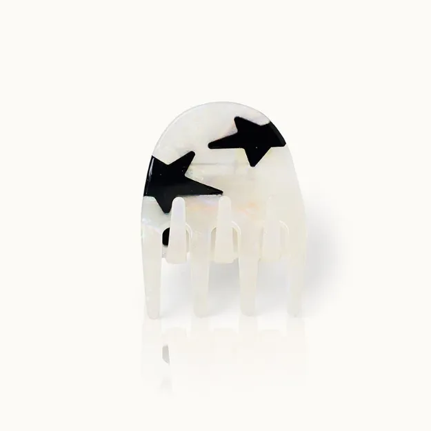 Bild von Haarklammer Star Black & White - by vivi.