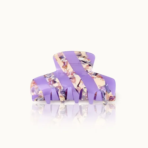 Bild von Haarklammer Stripes Blueberry Milkshake - by vivi.