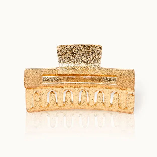 Bild von Haarklammer XL Gold Glitter - by vivi.