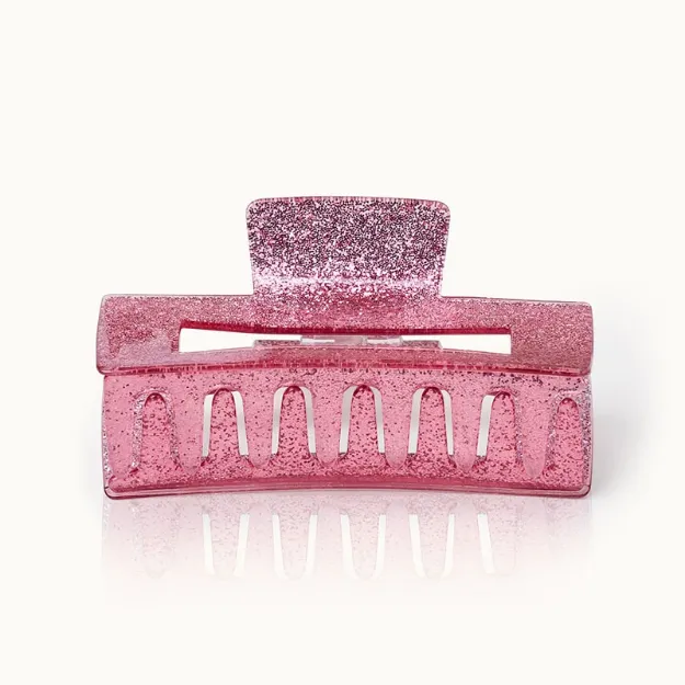 Bild von Haarklammer XL Pink Glitter - by vivi.