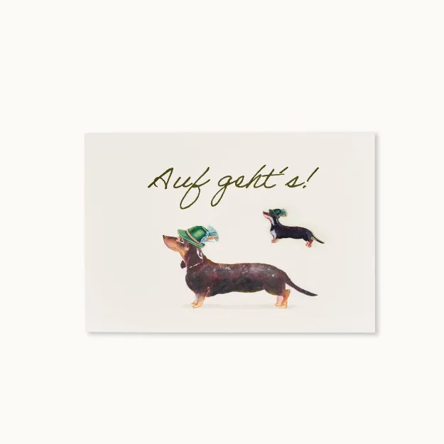 Bild von Pin-Karte: Auf geht´s! Dackel - by vivi.