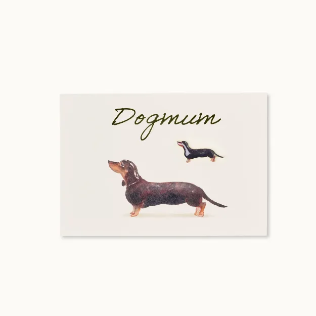 Bild von Pin-Karte: Dogmum Dackel Dunkel  - by vivi.