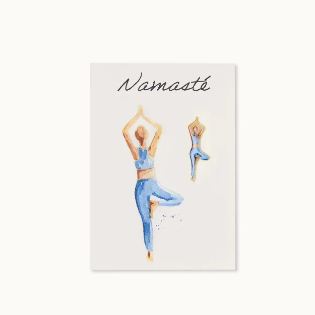 Bild von Pin-Karte: Namasté - by vivi.