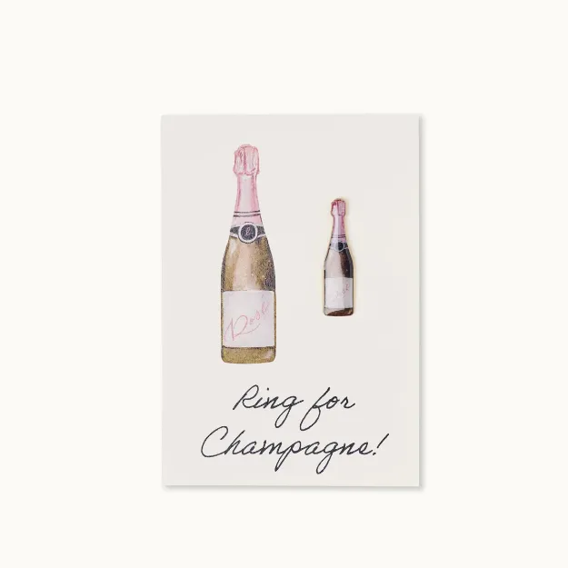Bild von Pin-Karte: Ring for Champagne! - by vivi.