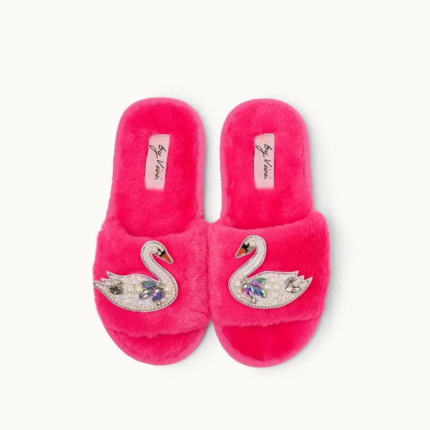 Bild von Brosche für Slipper: Swan - by vivi.