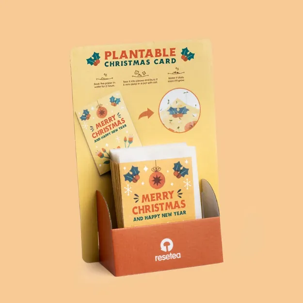 Bild von Display for Plantable Christmas Card (25 pcs) (english)