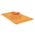 Bild von Handtuch Happy Flower 48 x 109 cm in sonnengelb/koralle von The Spirit of OM