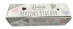 Bild von 250 Herzens Sticker 3 cm