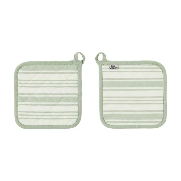 Bild von Sage Stripe Pot Mat - Ulster Weavers