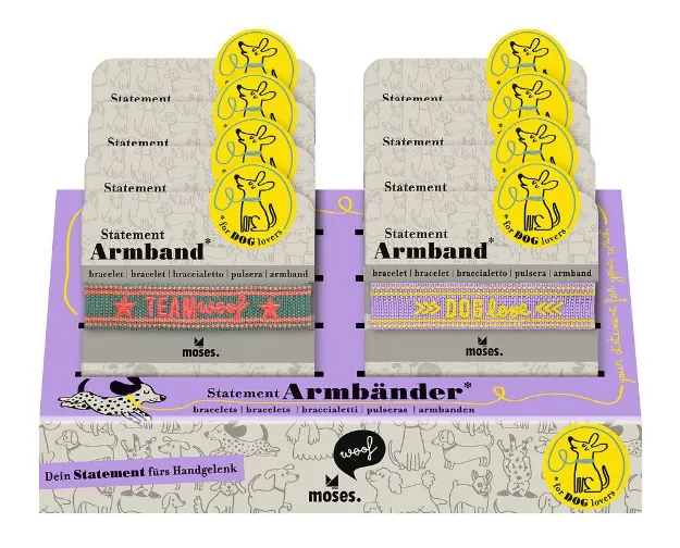 Bild von Statement-Armband Dog Lover, VE-8