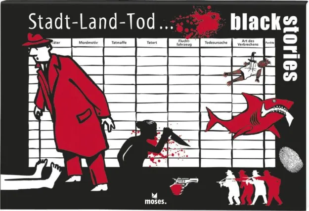 Bild von black stories - Stadt Land Tod, VE-6