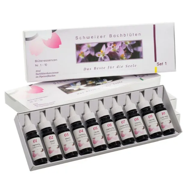 Bild von Bachblüten-Familien-Set Violettglas 40 x 10 ml