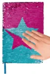Bild von Notizbuch mit glitzernden Wendepailletten, VE-4