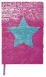 Bild von Notizbuch mit glitzernden Wendepailletten, VE-4