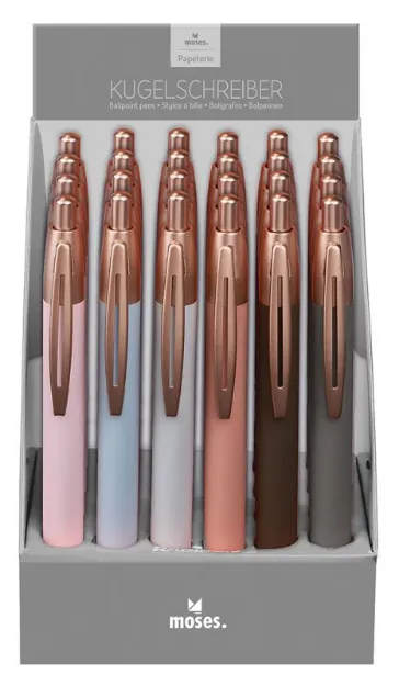 Bild von Papeterie Kugelschreiber Roségold, VE-24
