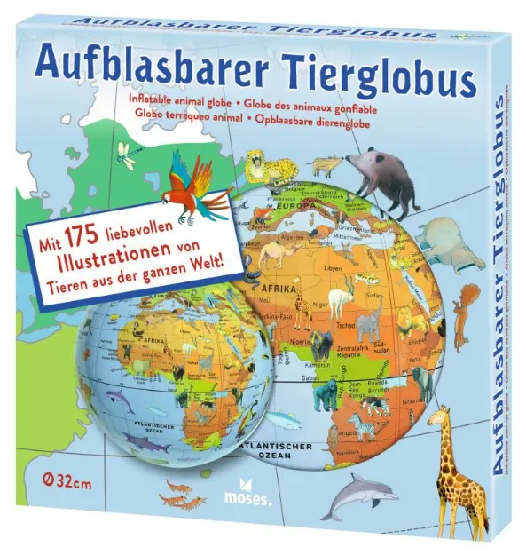 Bild von Aufblasbarer Tierglobus, VE-8