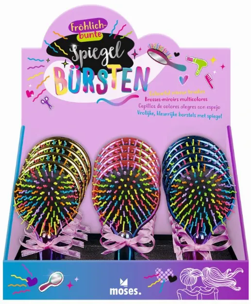 Bild von Fröhlich-bunte Spiegelbürsten, VE-12
