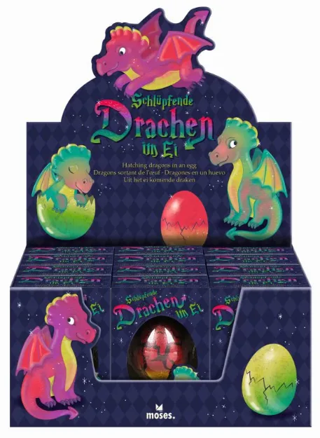 Bild von Schlüpfende Drachen im Ei, VE-12