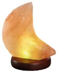 Bild von Omm for you Salzkristall-Lampe Mond mit USB, VE-2