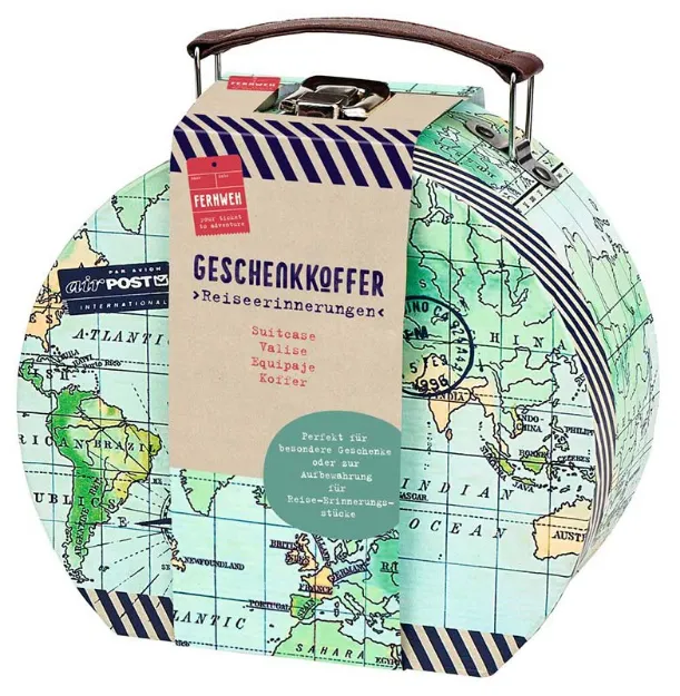 Bild von Fernweh Geschenkkoffer Reiseerinnerungen, VE-3