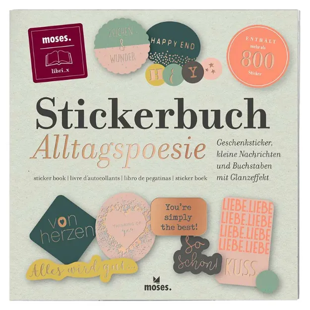 Bild von moses. libri_x Stickerbuch Alltagspoesie, VE-4