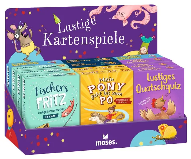 Bild von Display Lustige Kartenspiele